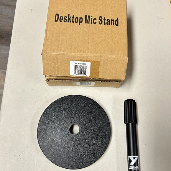 Yorkville MS-105B Lot of‎ 2 Microphone Stand New & Open Box Pro Audio Mic Stand - Picture 2 of 4